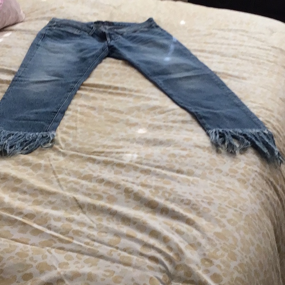 3x1 Fringe leg jeans